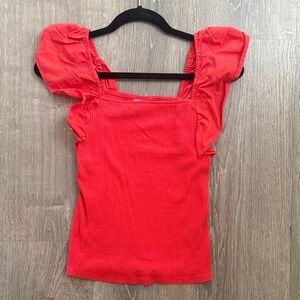 A New Day Red-Orange Women's Top